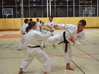 Das Dresdner Oberstufentraining fand nach Jahren der Abstinenz endlich wieder statt!!!  Am 04.11.2016 lud unser Torii Dojo alle Vereine in und um Dresden zu einer gemeinsamen Trainingseinheit ein. Diesem Ruf folgten die Dresdner Dojos Nitta, Ouchi und Muromachi sowie Kuroda Yoshitaka und Sakura aus Pirna. Hauptschwerpunkte waren dabei das lockere Kumite mit einem und mehreren Partnern und abschließend die Kata Jion. Abgerundet wurde der Abend durch ein gemeinsames Essen beim Italiener. Wir freuen uns, dass so viele Karateka den Weg zu uns gefunden haben und hoffen auf eine baldige Wiederholung.  Danke an alle fürs Kommen! Oss Sandra :)