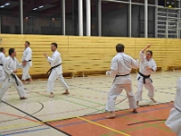 Das Dresdner Oberstufentraining fand nach Jahren der Abstinenz endlich wieder statt!!!  Am 04.11.2016 lud unser Torii Dojo alle Vereine in und um Dresden zu einer gemeinsamen Trainingseinheit ein. Diesem Ruf folgten die Dresdner Dojos Nitta, Ouchi und Muromachi sowie Kuroda Yoshitaka und Sakura aus Pirna. Hauptschwerpunkte waren dabei das lockere Kumite mit einem und mehreren Partnern und abschließend die Kata Jion. Abgerundet wurde der Abend durch ein gemeinsames Essen beim Italiener. Wir freuen uns, dass so viele Karateka den Weg zu uns gefunden haben und hoffen auf eine baldige Wiederholung.  Danke an alle fürs Kommen! Oss Sandra :)
