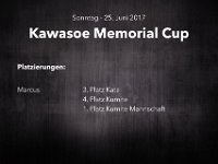 Am Wochendende des 24./25.06.2017 fand das alljährliche Internationale Kyu-Turnier sowie der anschließende Kawasoe Memorial Cup in Österreich statt. Von Torii begaben sich Marcus, Franzi und Anne auf die lange Reise dahin. Neben Teilnehmern aus Deutschland, war auch Österreich, die Schweiz, Ungarn und Slowenien vertreten. Unsere Torii's gaben ihr Bestes und kehrten mit super Platzierungen wieder zurück.